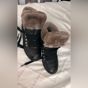Black booties good condition